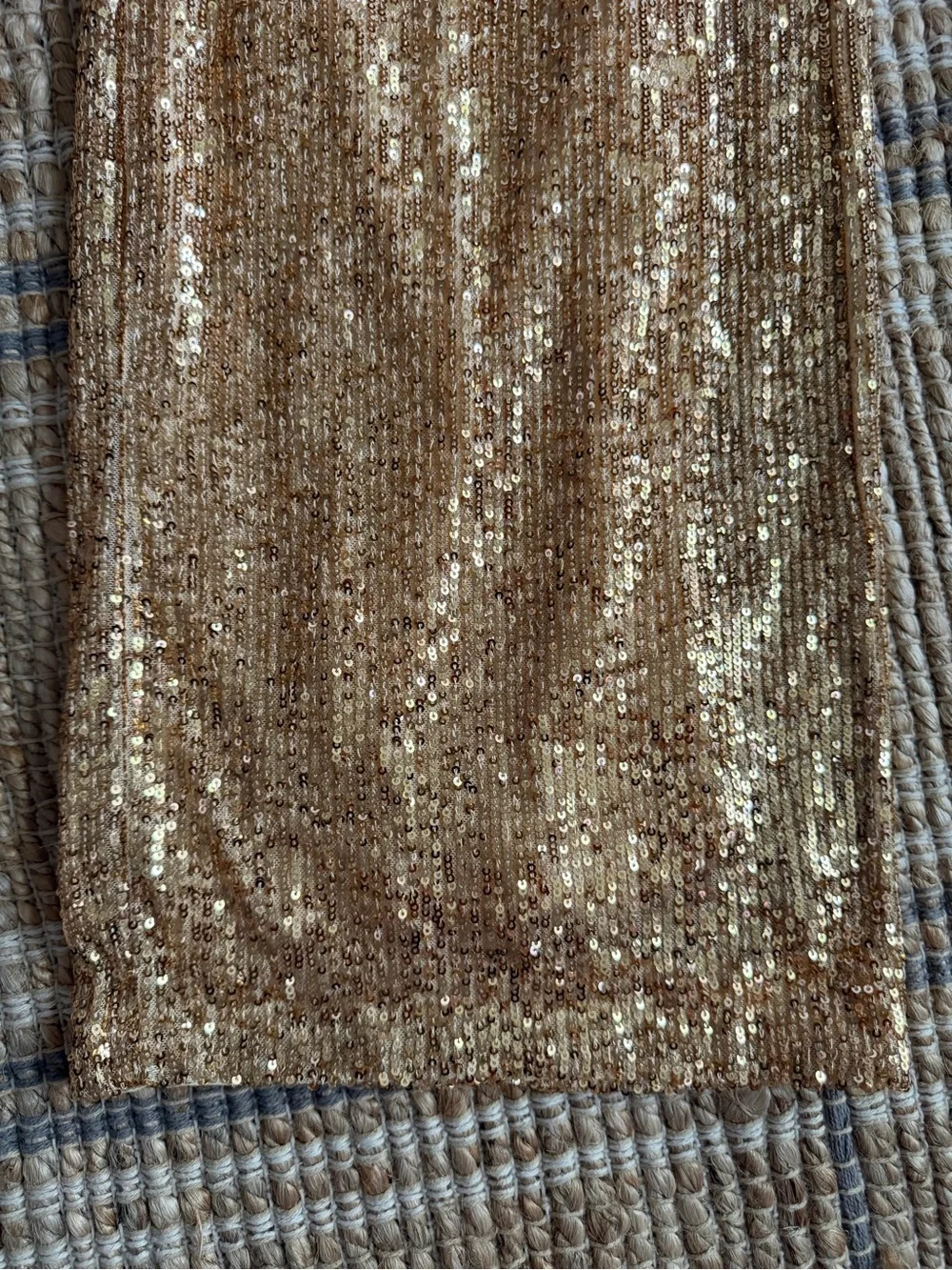 New Alexia Admor Lilly Wide Leg Mid-Rise Sequin Pant XS